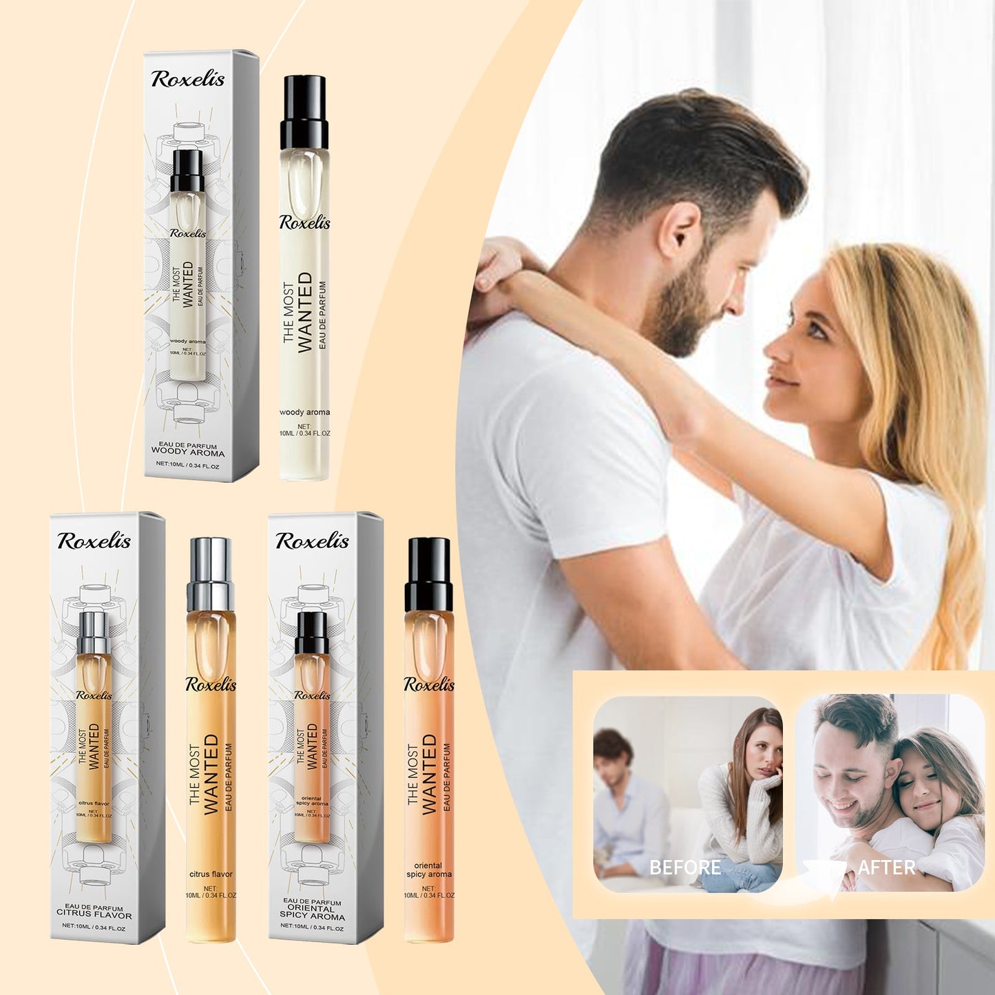 Eau De Toilette Spray Men's Perfume Cologne Citrus Perfume Fresh Charm Portable Fragrance Spray - Korvel