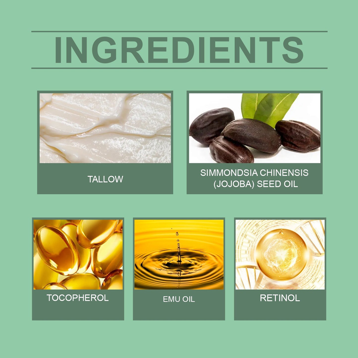 Grass Fed Tallow Skin Cream Moisturizes, Moisturizes And Relieves Dry Skin, Hydrates And Brightening Skin Cream - Korvel