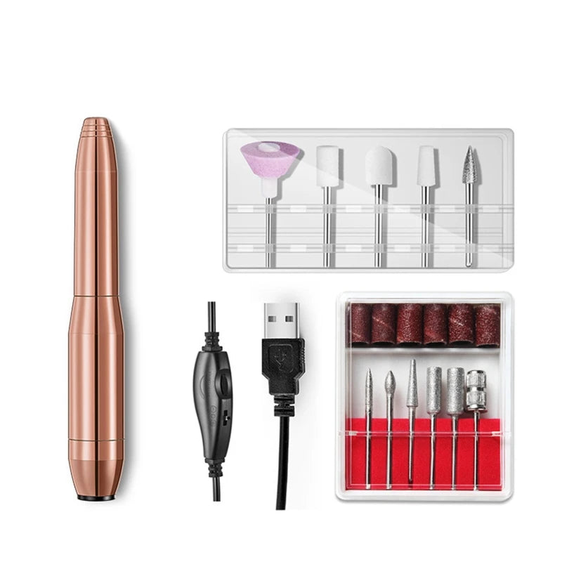 Portable Professional Nail Drill Machine - 20000 RPM