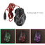 HXSJ Flow Crack Gaming Mouse - Óptico 7D con Luces Coloridas