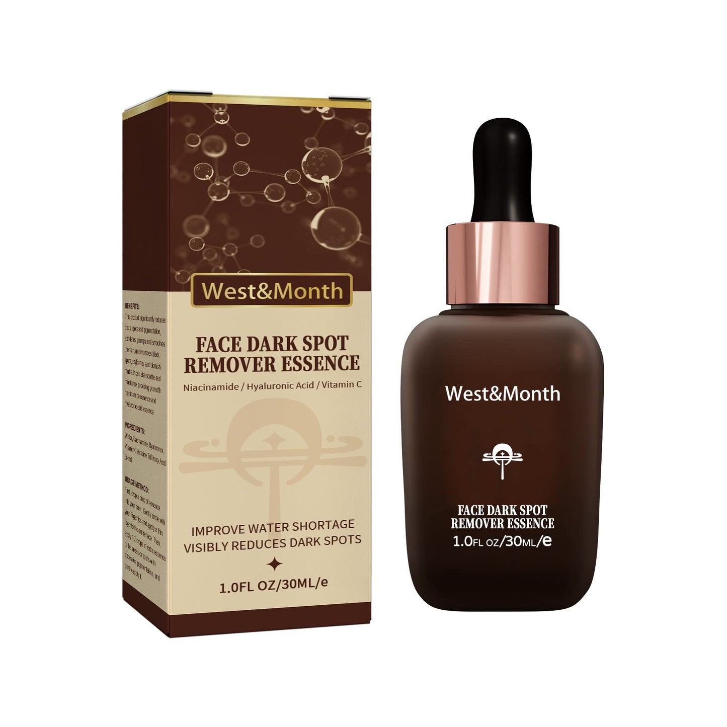 Spot Repair Serum, Lighten Face Spots Repair Dull Skin Hydrating Essence - Korvel