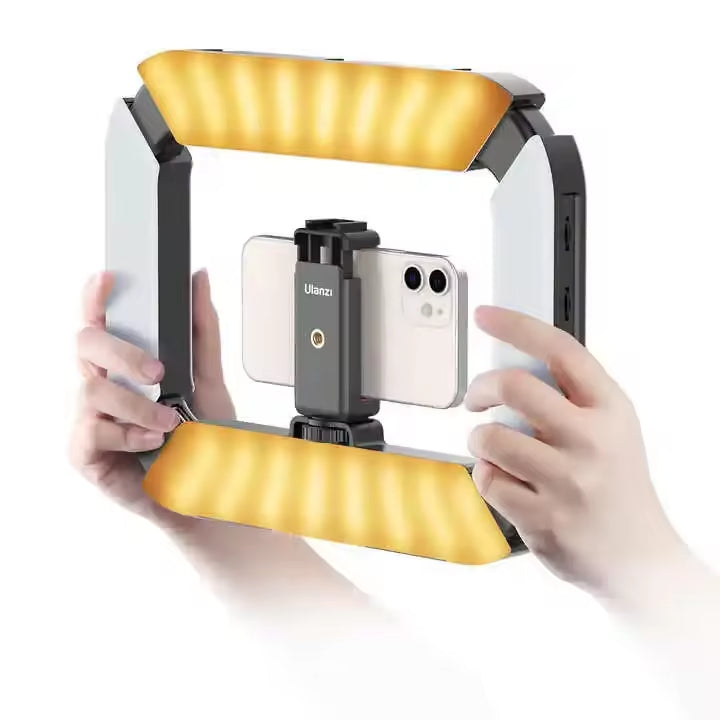 Ulanzi U200 Camera Ring Light Video Rig Handheld Camera Led Light for Video Recording - Korvel