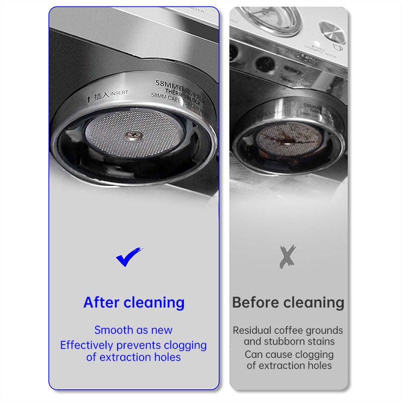 Premium Long-Handle Cleaning Brush for Coffee Machines