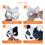 6 Sets Therian Mask Kit. Half-face paper blank masks, hand-painted cat. For DIY, masquerade, cosplay, Christmas gifts. Create un - Korvel