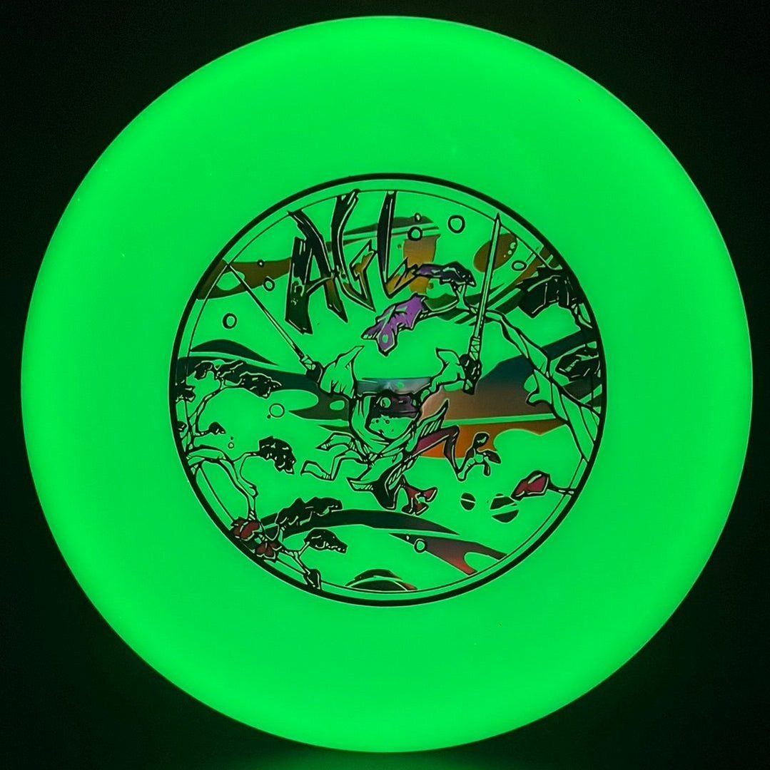 Alpine Glow Douglas Fir - Ninja Frog Disc Golf Putter