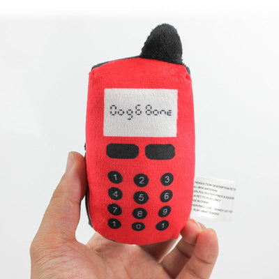 Blue Super Soft Phone Dog Sound Toy Training Interactive Toy Biting and Tearing Toy Cat Teasing Toy - Korvel