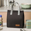 Fashionable and simple vertical large capacity portable insulated lunch bag - Korvel
