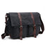 Men Business Messenger Bags For Men Shoulder Bag vintage Canvas Crossbody Pack Retro Casual Office Travel Bag - Korvel