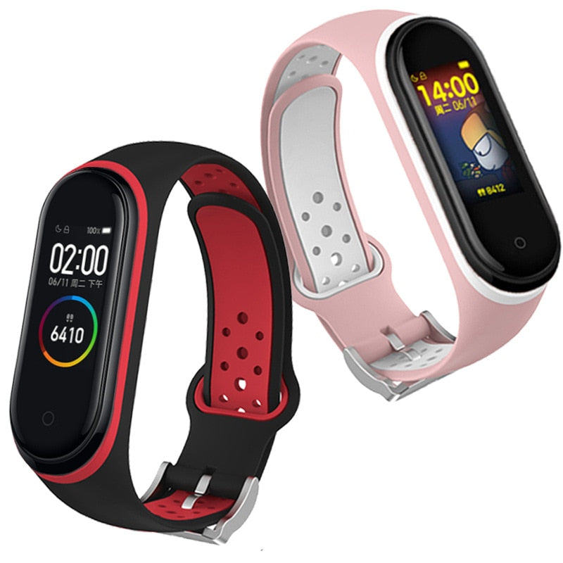 Sangle respirante pour Mi Band 3, 4 et 5