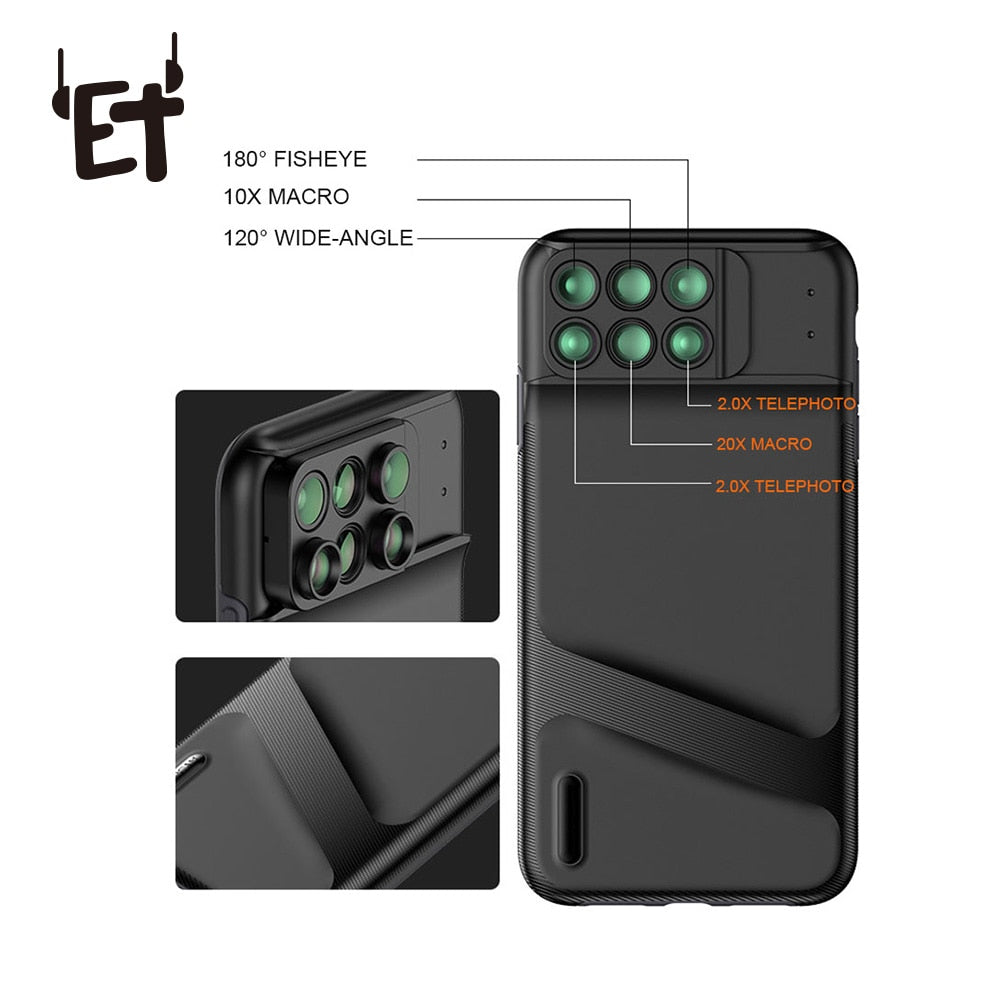 Premium Camera Lens Phone Case for iPhone XR/XS Max