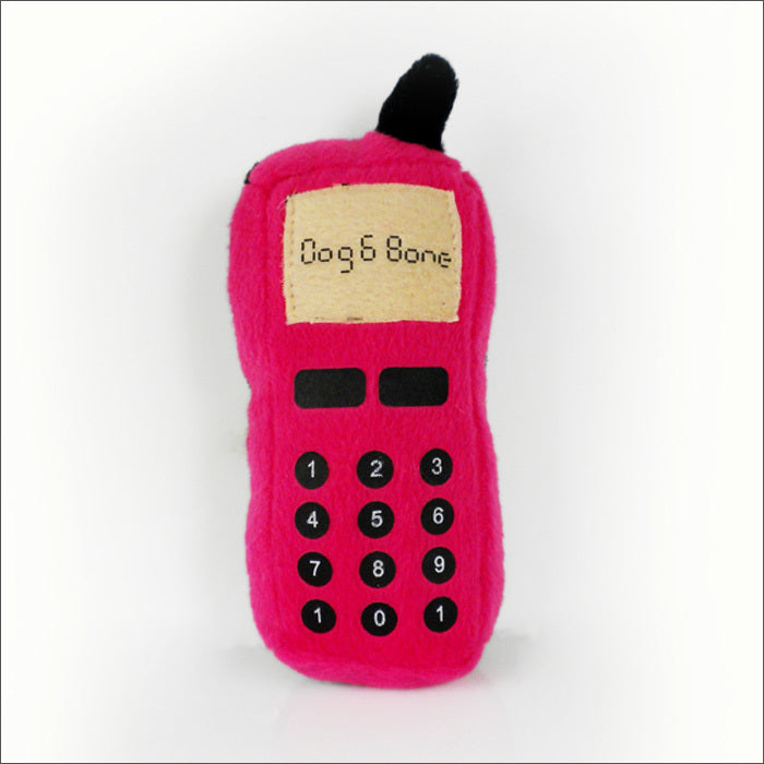 Blue Super Soft Phone Dog Sound Toy Training Interactive Toy Biting and Tearing Toy Cat Teasing Toy - Korvel