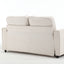 Canapé-lit futon convertible 3 plis - Gris foncé, Gris clair et Beige