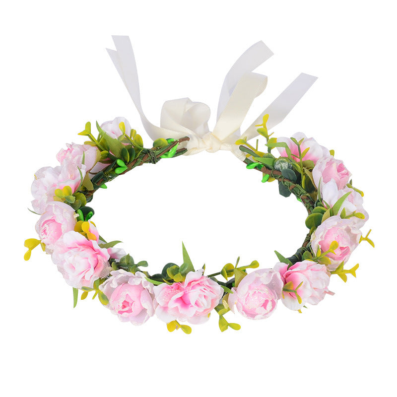 Couronne de Fleurs Artisanale pour Mariée