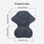 Adjustable padded seat for kayaks, paddleboards, canoes, with backrest, suitable for kayak, canoe, rafts, fishing. - Korvel