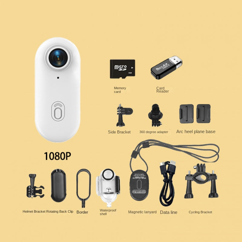 Thumb Bike Camera Magnetic Back Clip Sports Camera Thumb Recorder Pet - Korvel