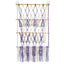 Simple decoration of shelves for children's rooms book ornaments wooden sticks 3-layer plush Bohemian toy storage net bag - Korvel