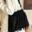 Suede Fringe Shoulder Bag - Stylish & Versatile