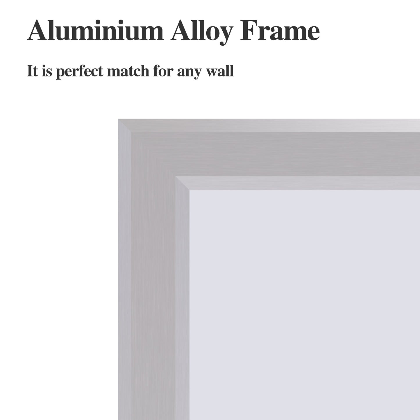 60"x36" Oversized Modern Rectangle Bathroom Mirror