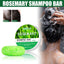 Rosemary Dense Hair Shampoo Soap To Remove Dandruff, Nourish Hair, Moisten Hair, Nourish Scalp And Improve Frizz - Korvel