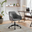 Velvet Office Desk Chair, Modern Home Desk Chair with Wheels , Vanity Chairs for Living Room, Bedroom,Study Room - Korvel