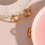 18K Gold Plated Green Zircon Pearl Rings For Women Waterproof Hypoallergenic Dainty Gold Ring Stainless Steel Jewelry - Korvel