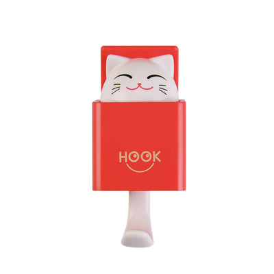 Creative nail free adhesive hook, plastic hook, wall hook, door mounted adhesive hook, clothes, shoes, hats, multi-purpose hook - Korvel