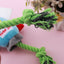 Pet cotton rope toy dog resistant to biting and grinding teeth - Korvel