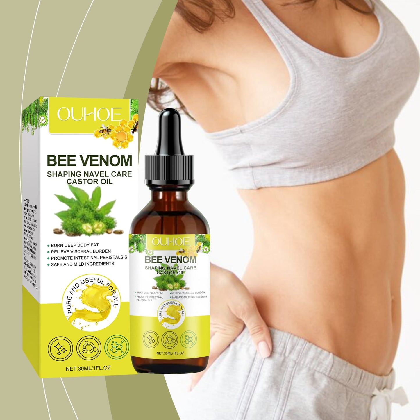 Body Massage Essence Oil Moisturizes And Tights The Curves Of The Skin, Nourishes And Tights The Skin, And Shows Off The Graceful Body - Korvel