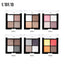 UBUB 4 Colors Eyeshadow Shimmer Natural Eyeshadow  Matte Nude Metallic Earth Color Eye Shadow Beauty Makeup Palette - Korvel