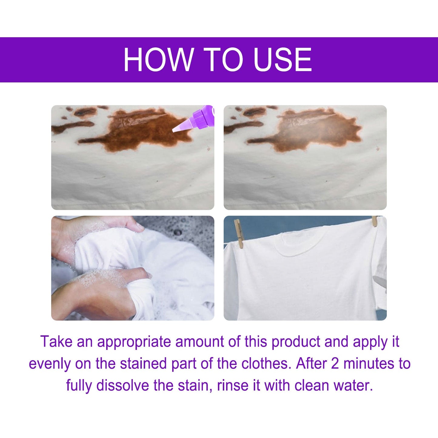 Premium Active Enzyme Laundry Stain Remover