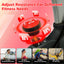 Indoor Exercise Bike Cycling Bike with Comfortable Seat Cushion Black+Red - Korvel