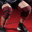 Sports and fitness knee pads for men deep squats elastic bandages strength lifting wrapped leggings knee protection gym cycling - Korvel