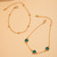 Double Layer Flower Petal Anklet - Elegant Foot Chain