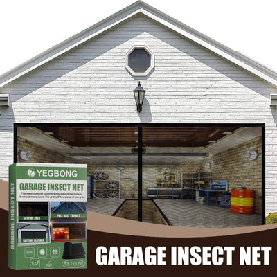YEGBONG Garage Insect Net Velcro Seamless Retractable Portable Mosquito Net Garage Door Screen Easy Installation - Korvel
