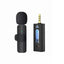 Wireless K35 Lavalier Lapel Microphone Omnidirectional Bluetooth 5.3 K35 Condenser Mic Noise Reduction Professional - Korvel