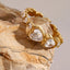 Elegant Stainless Steel Heart Rhinestone Ring