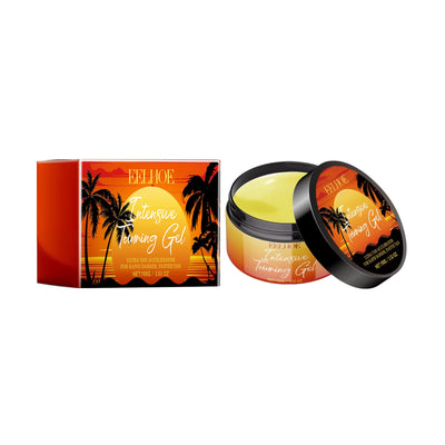 Black Care Gel, Summer Beach Beach Quick Tanning Bronzer Natural Refreshing And Moisturizing - Korvel