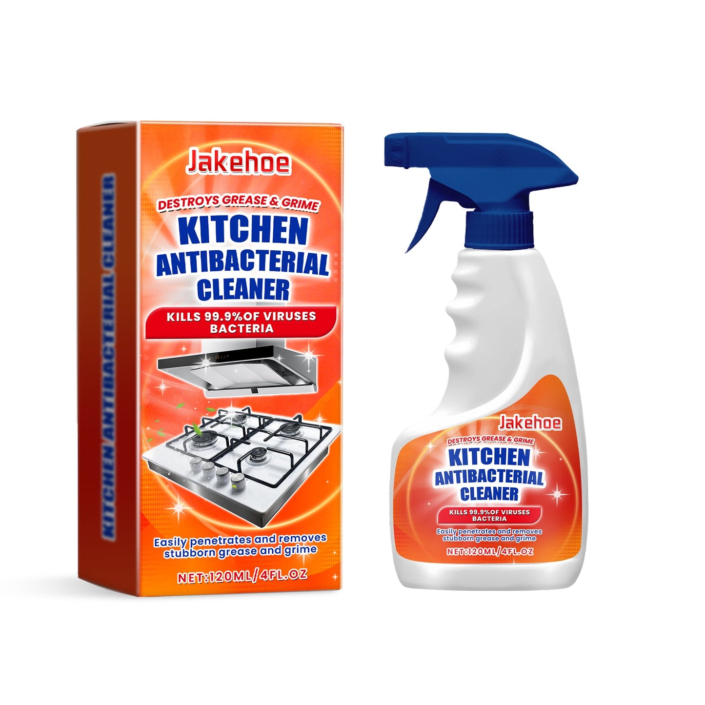 Kitchen Spray Cleaner, Kitchen Stove Hood Cleaning Oil And Dirt Removal Cleaner - Korvel
