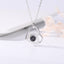 100 languages, I love you necklace, nano projection, customized color images, photos, text, love for Europe and America - Korvel