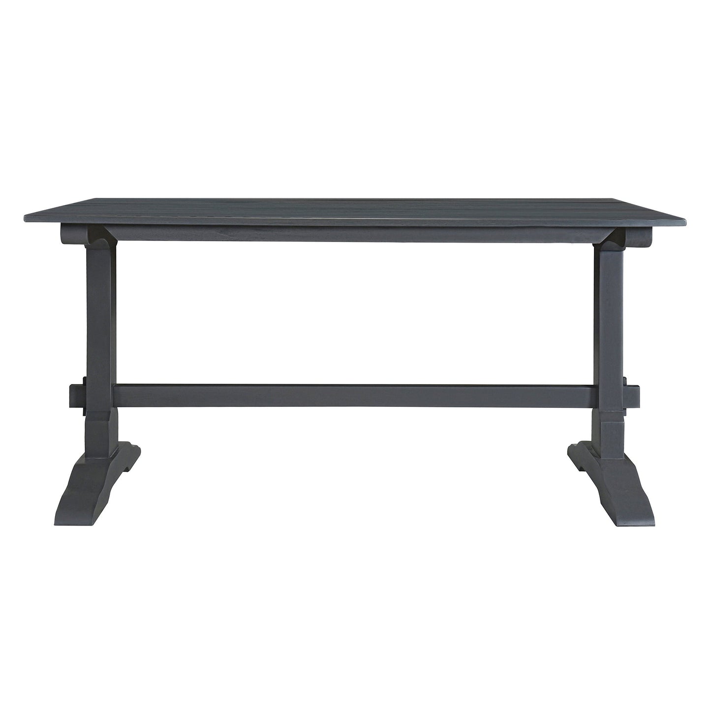 TREXM 3-piece retro cutlery set, rectangular stand table, and 2 wooden stools for 4 people (gray) - Korvel