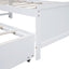 Cama Plataforma Elegante de Tamaño Twin con Almacenamiento y Cabecera LED