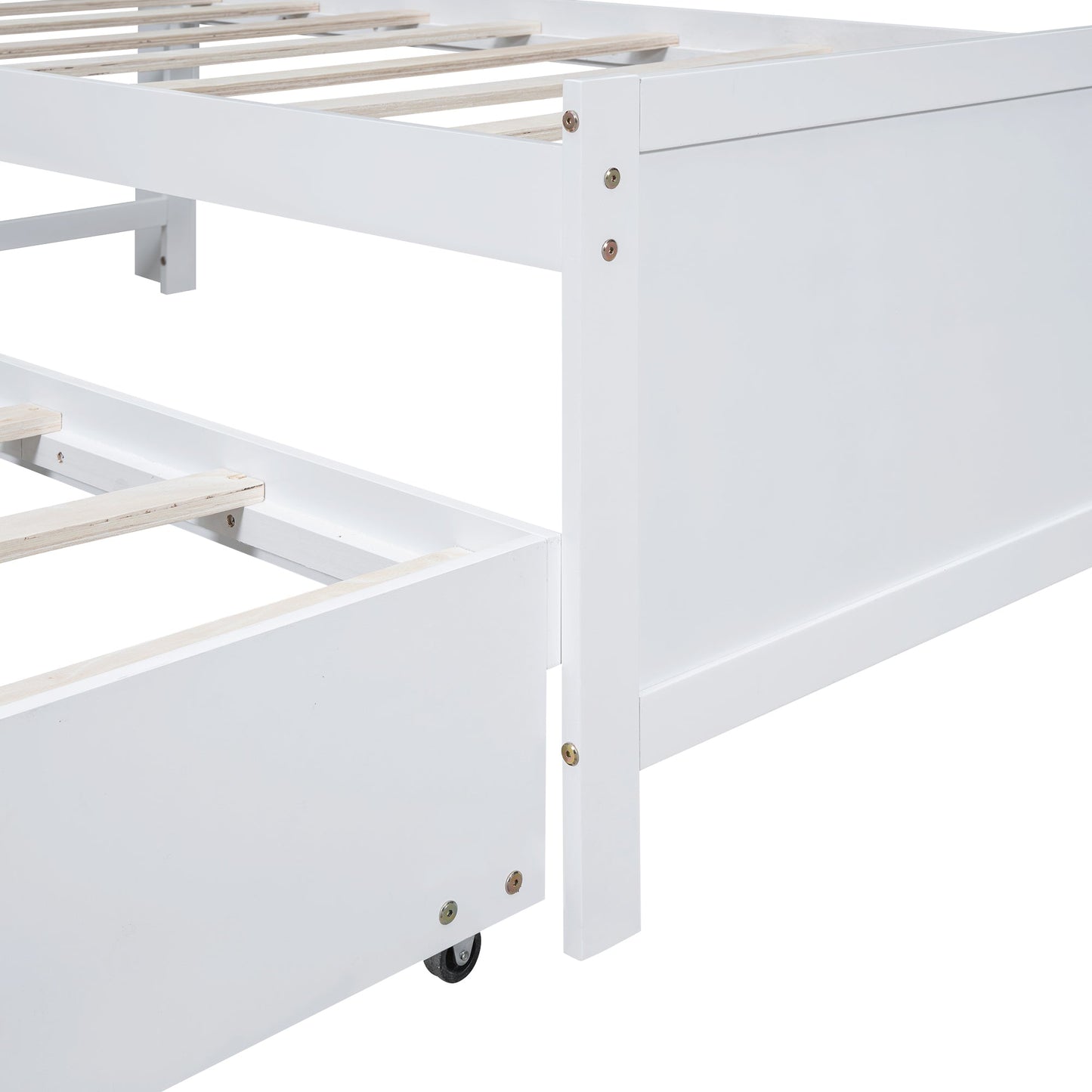 Cama Plataforma Elegante de Tamaño Twin con Almacenamiento y Cabecera LED