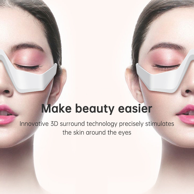 Premium Electric Eye Massager with LED Red Light Therapy