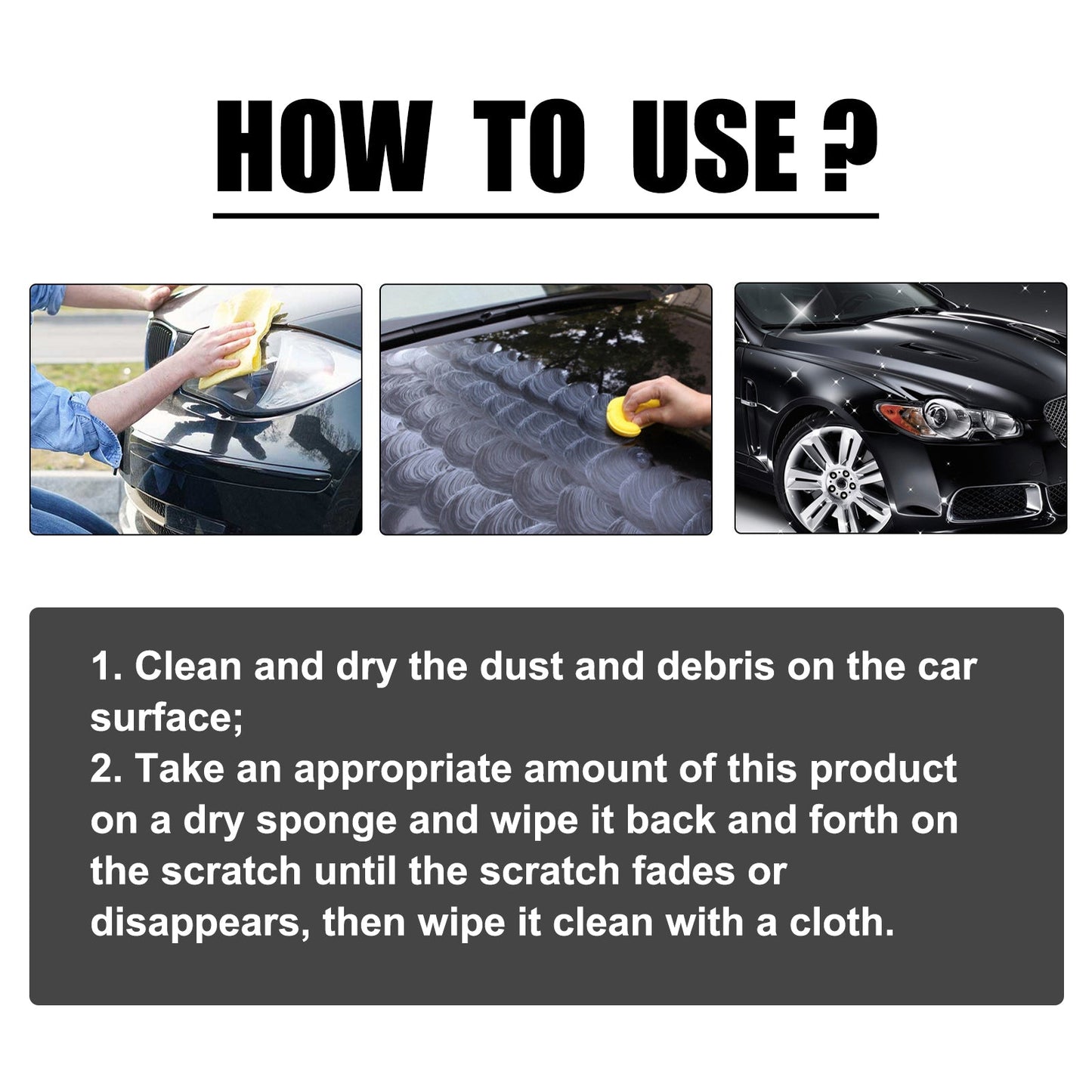 Premium Car Scratch Removal Cream for Paint Care
