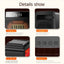 3D dynamic flame heater, household heater, silent and energy-saving PTC speed electric heater - Korvel