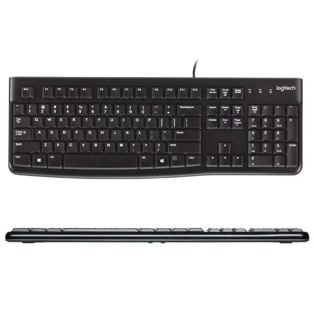 Logitech K120 Wired USB Keyboard - Durable & Reliable