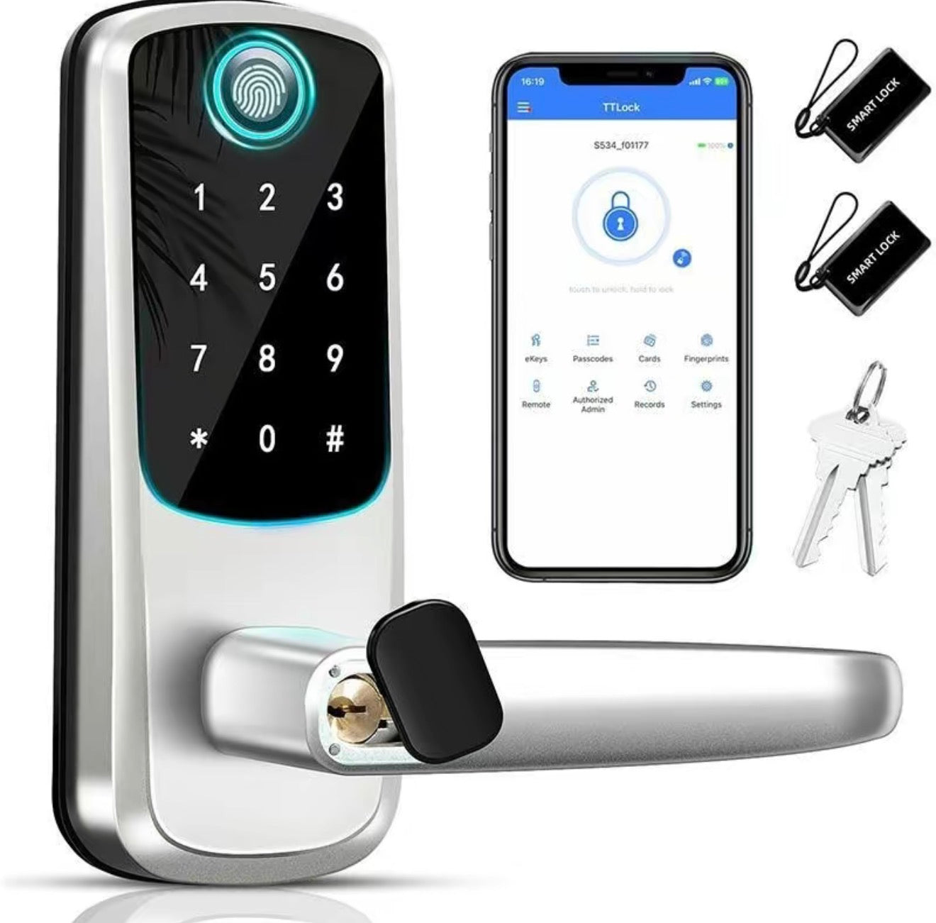 Cerradura Inteligente SecureTouch - Solución de Entrada Sin Llave