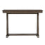 48-Inch Rustic Vintage Console Table --- Farmhouse Style Entryway Table with Open Shelf and Sturdy Construction (Walnut) - Korvel