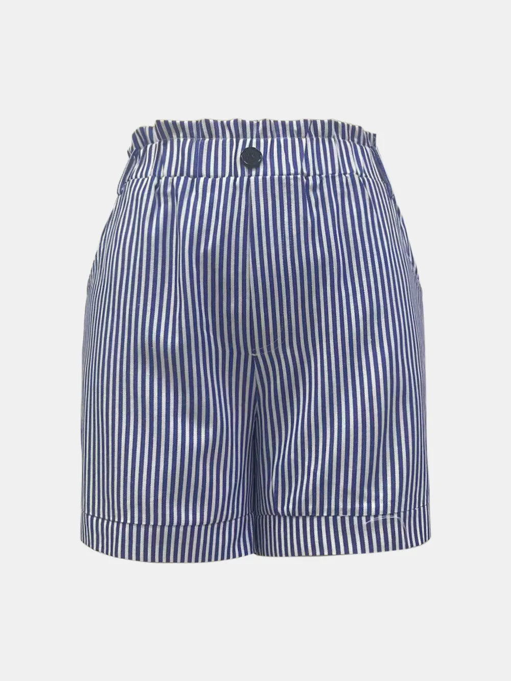 Premium High Waist Striped Shorts
