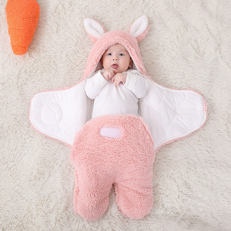 Couverture pour bébé en velours d'agneau premium pour l'automne et l'hiver